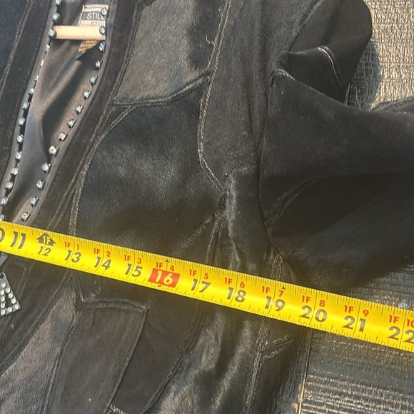 Stillman Studio New York Genuine Leather Jacket in Black size Medium - Picture 11 of 11